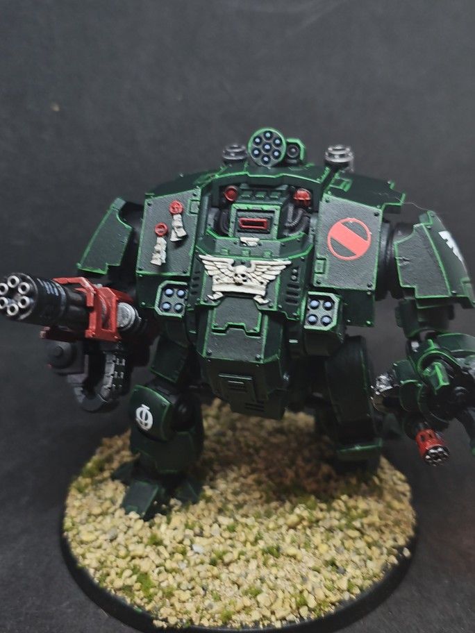 Warhammer 40k Dark Angels Redemptor Dreadnought Painted