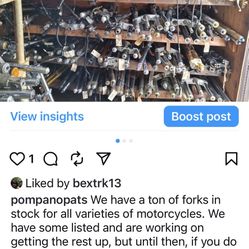 Suzuki forks Kawasaki forks Honda forks Yamaha forks