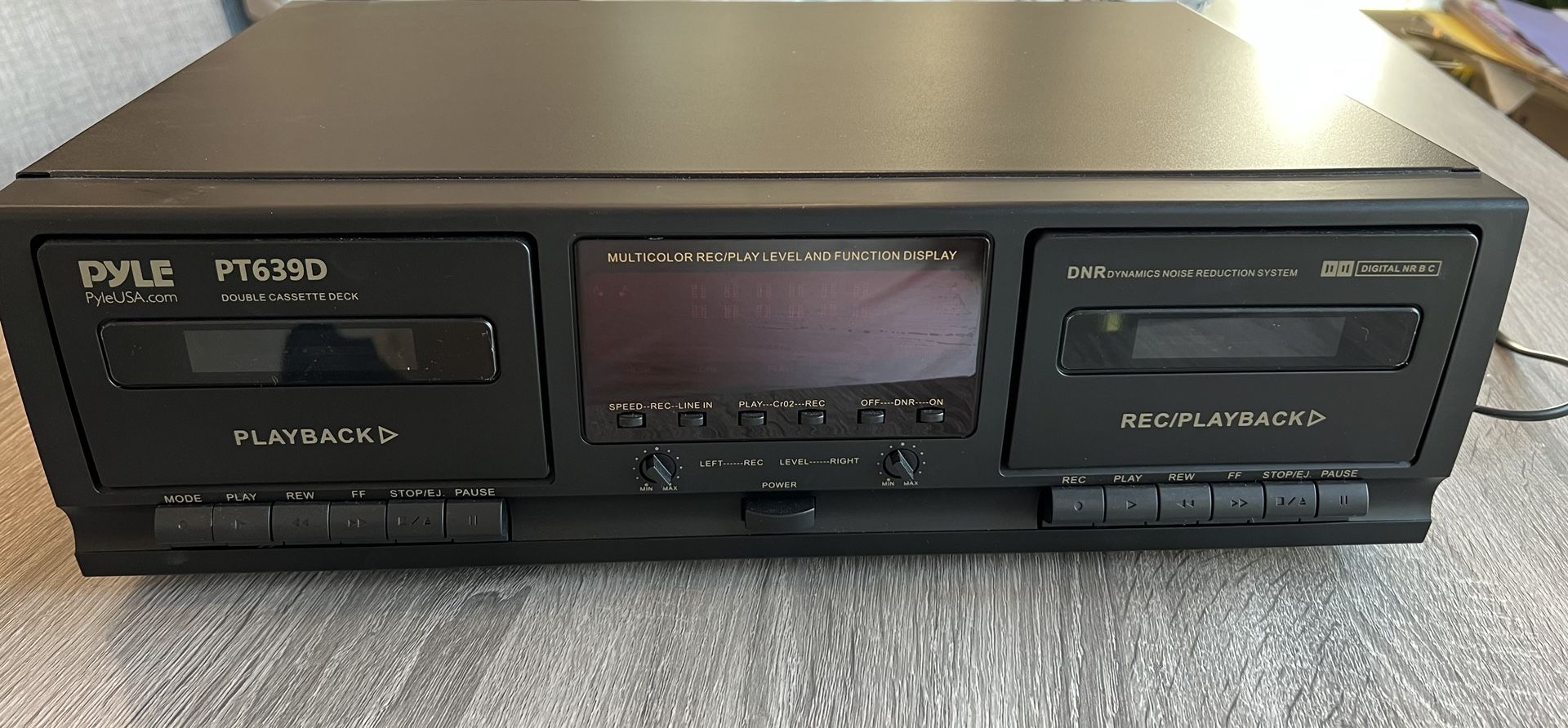 Pyle Dual cassette deck stereo