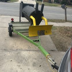 Bbq Pit/Smoker With Trailer New
