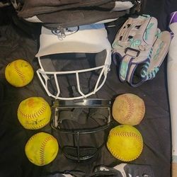 Girl Softball Equipment 