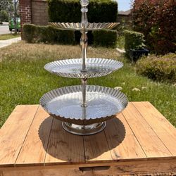 Cake and Desert Stand Silver 