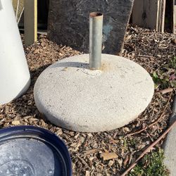 Concrete Umbrella Holder