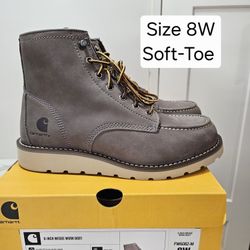 Carhartt Soft Toe Work Boots Size 8