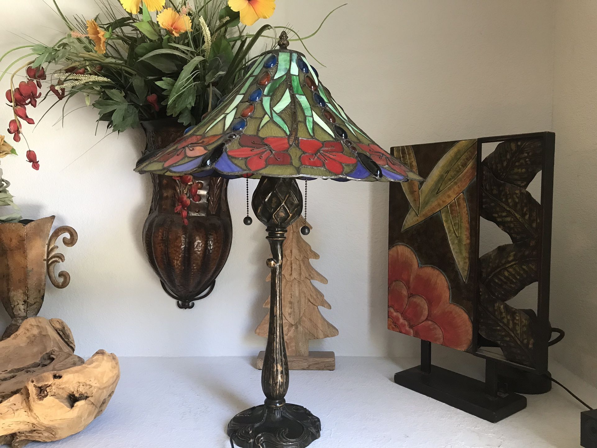 Stained glass lamp