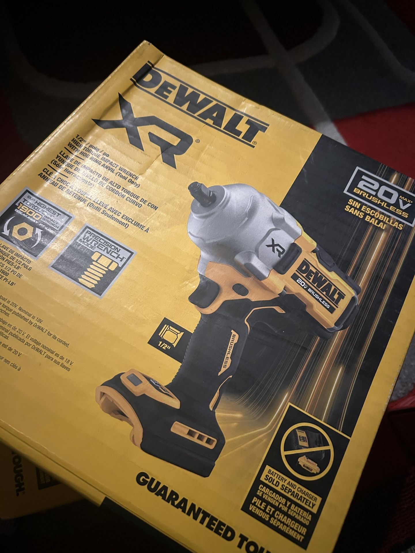 DeWalt XR 1/2” High Torque Impact — NEW