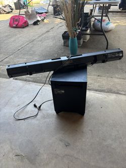 Sony Sound Bar And Sub Woofer