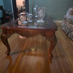 Solid wood coffee table