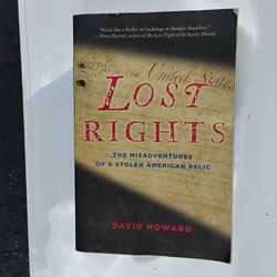 Lost Rights By David Howard Paper Back Book 