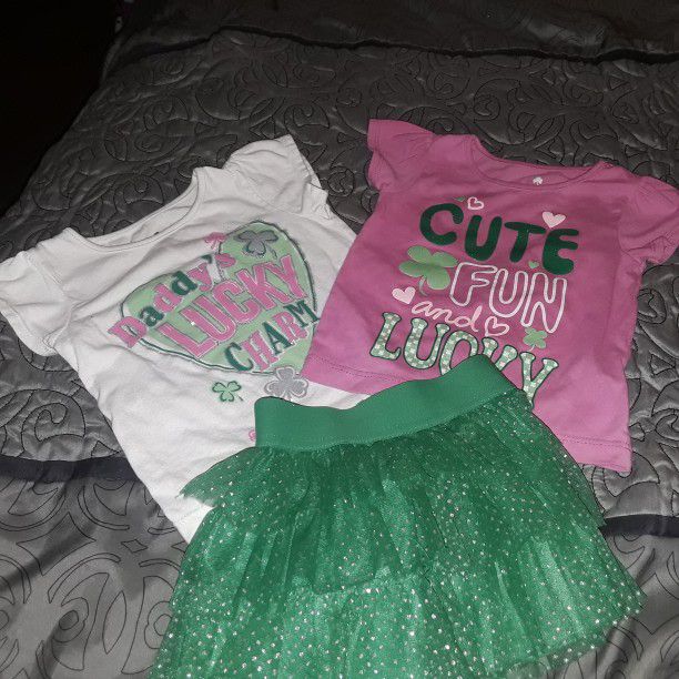 Baby Girl St Patty's Day outfit