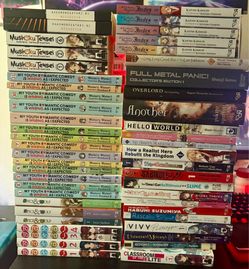Light Novel Lot - Buy All or Individual