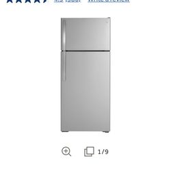 New in Box Stainless Steel 17.5 Cubic Feet Refrigerator 