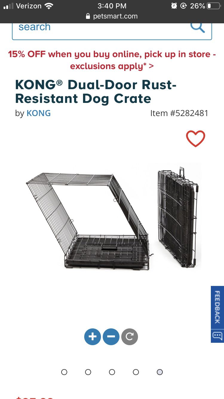 Dog Crate, Large, KONG
