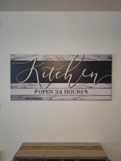 Canvas Kitchen Decor