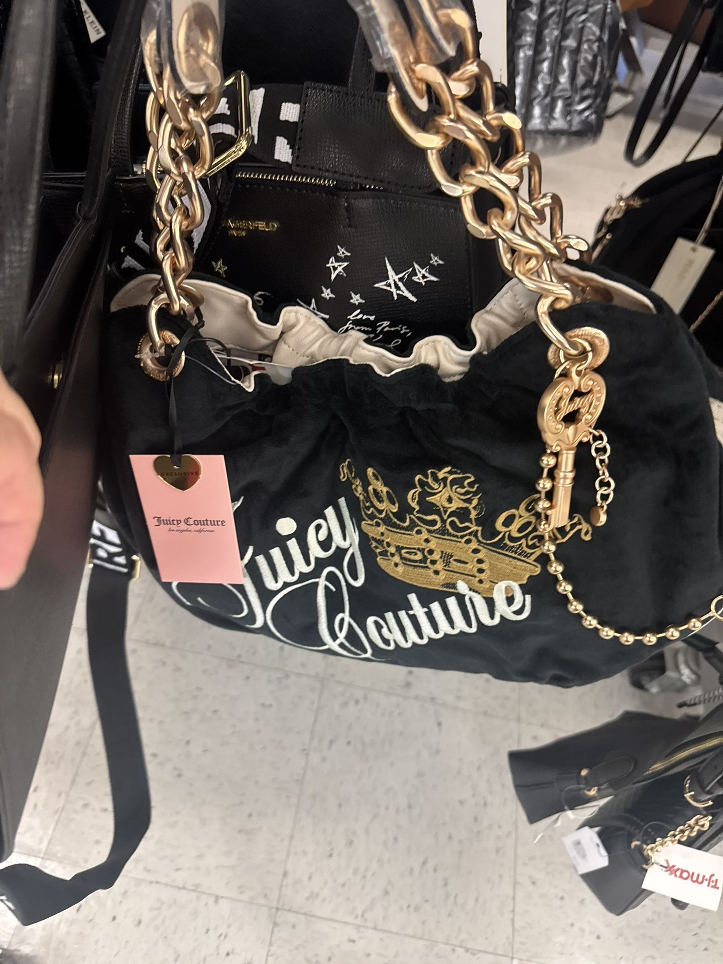 juicy couture black velour!!! New