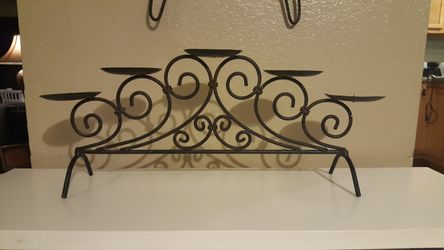 Large Metal candle holder home decor