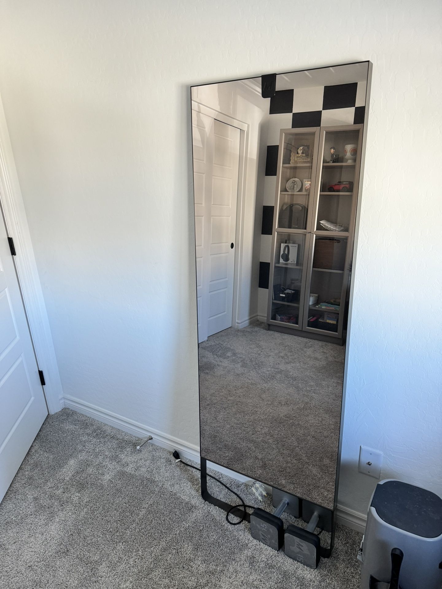 Lululemon Mirror and 15lb Weights