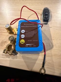 Remote Battery Disconnect Switch 12v, 240A, Upgrade Smart Voltage Car Kill Switch