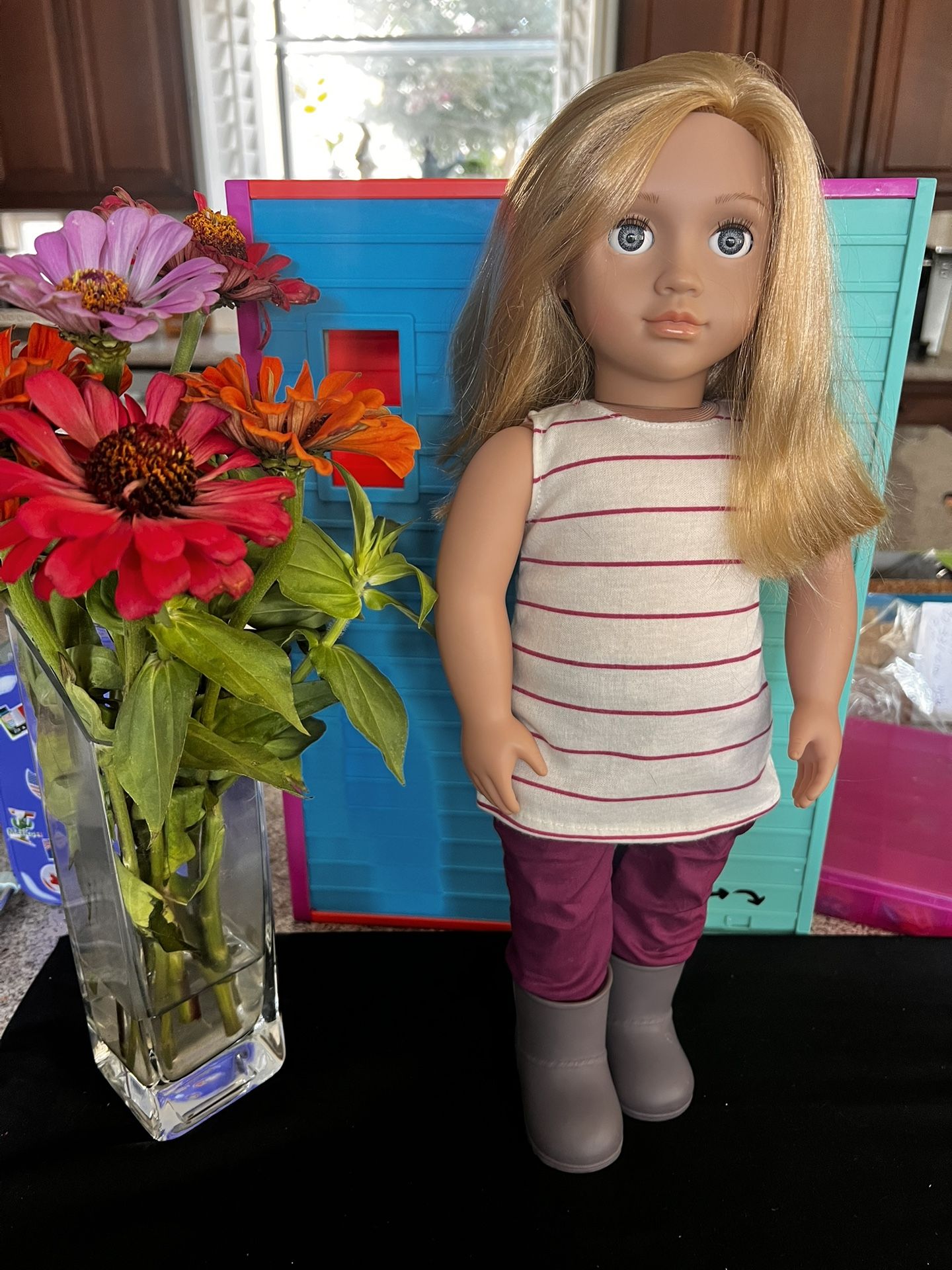 OUR GENERATION DOLL - 18 INCH - PRETTY BLONDE HAIR AND BLUE EYES
