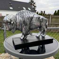 The Silver Buffalo Statue