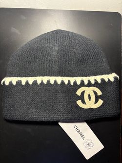 Chanel CC Logo Knit Beanie Hat