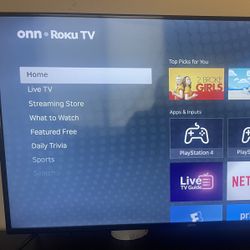 50” Onn Roku TV