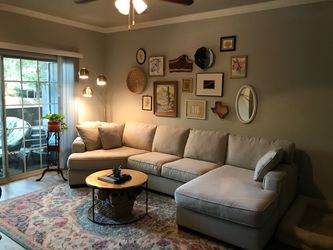 3 Piece Sectional, color: stone