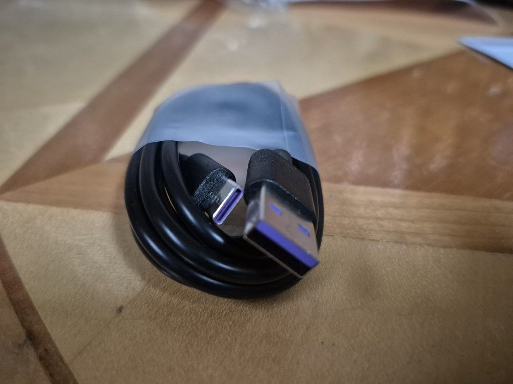 40" Long Black USB-A To USB-C Charger Cable - USB To Type-C Adapter - Can Plug Into Your Car USB & Charge Your Androids & Samsungs - Brand New!
