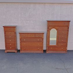 Dresser Set Bedroom Bureau Lingerie Chest Armoire Cabinet