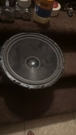 15” Subwoofer Home Audio Vintage Used Speaker
