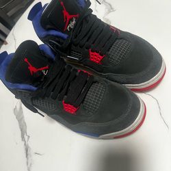 Jordan 4 Black Red Blue Size 8.5 US “Used”