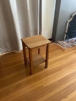 Oak side table