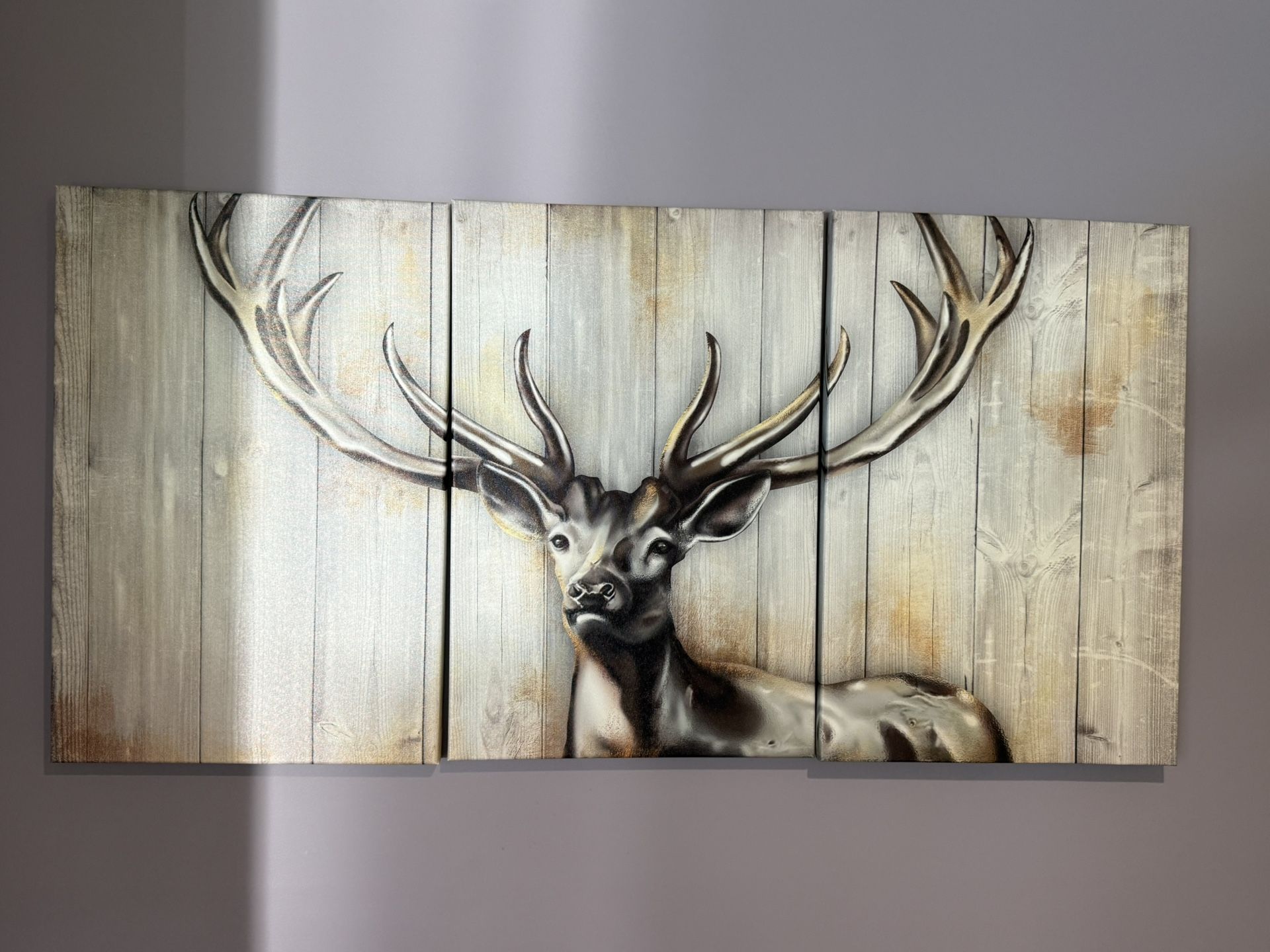 Deer Antler Multi-Panel Wall Art