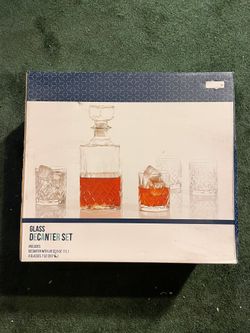 Glass Decanter Set