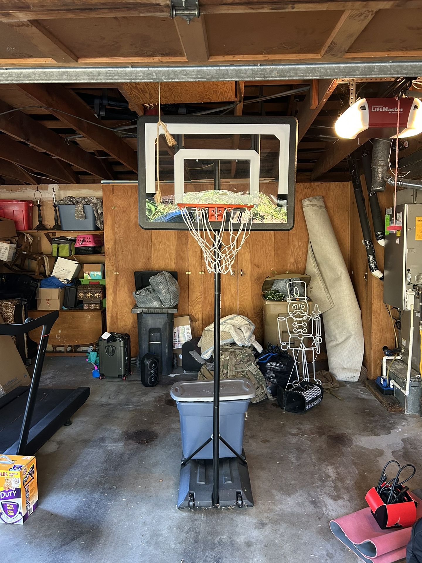 Mini Adjustable Basketball Hoop Like New !