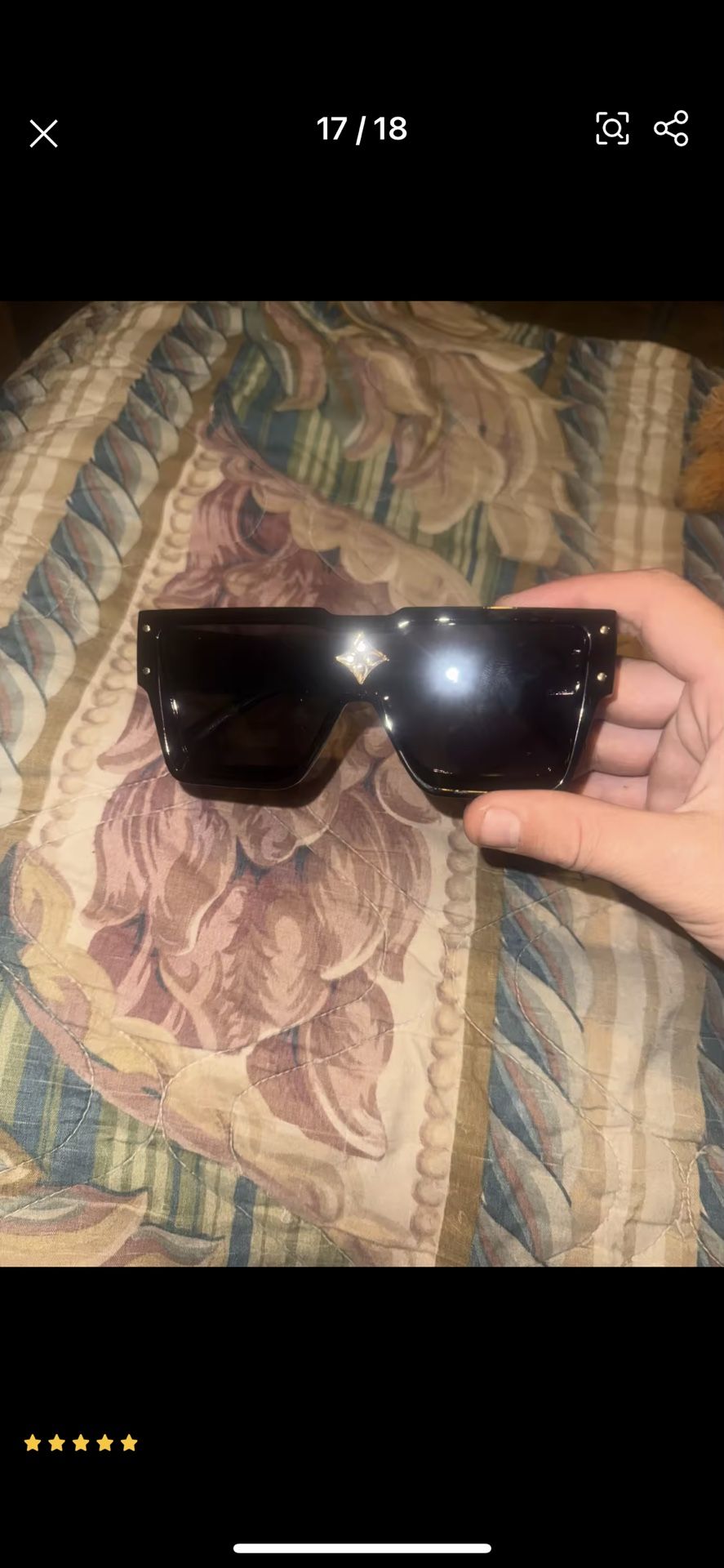 Black & silver sunglasses
