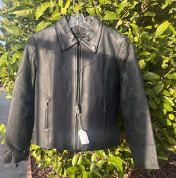 Vintage Leather Biker Jacket