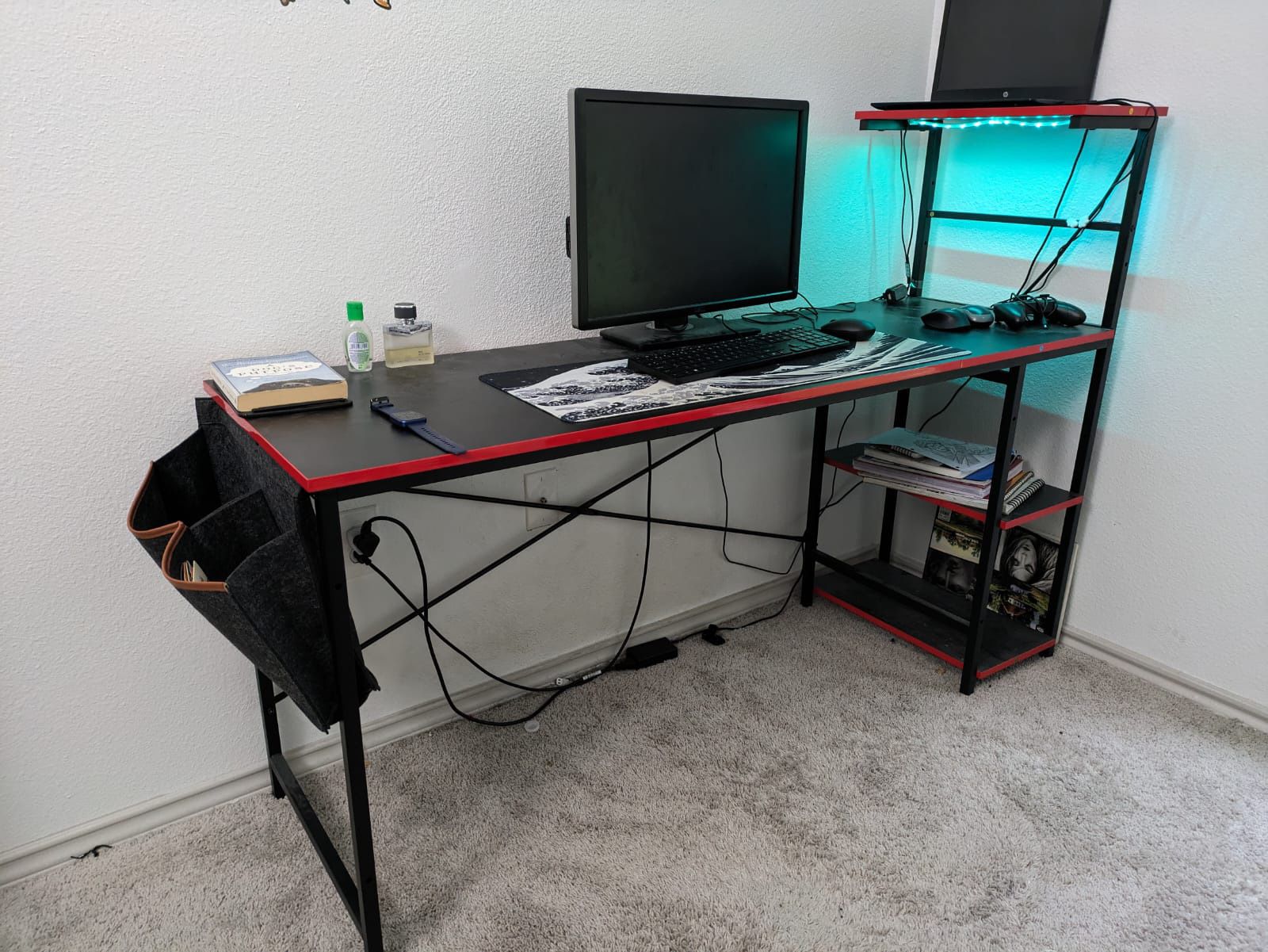 Gaming Desk With Led Lights 