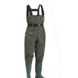 NEW Green Stocking Foot Wader Hisea chest rubber boot 4 available