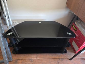 Black Glass shelf unit