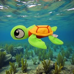 Brody 8.5" (Squirt Look-alike) Sea Turtle Plush Stuffed Animal By Fiesta Brand. This item is the "Brody" Sea Turtle Plush Stuffed Animal manufactured 