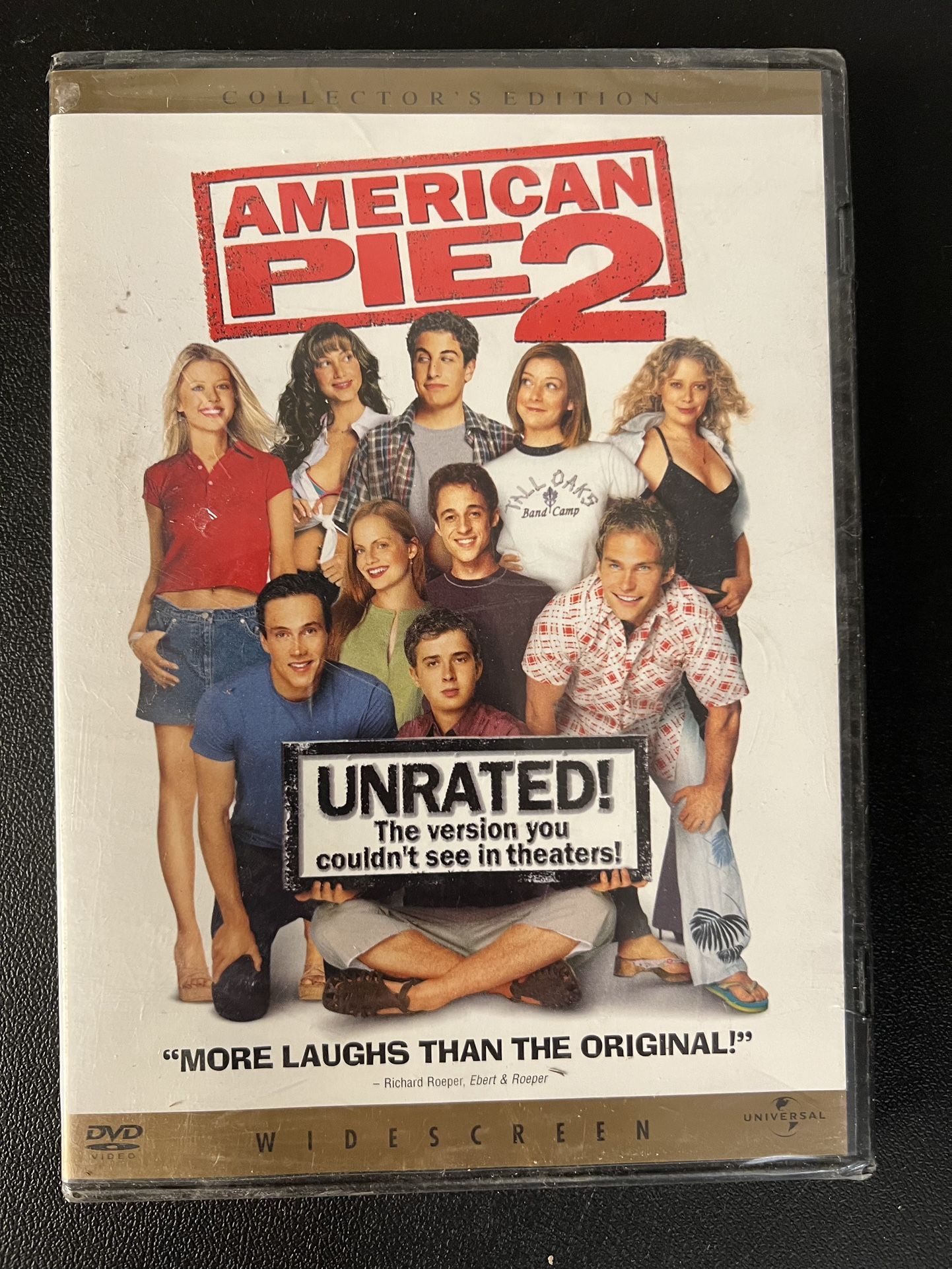 American Pie 2 (DVD, 2002, Unrated Version Collectors Edition, WS) New Sealed