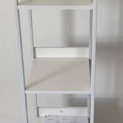 Skinny Bookshelf For Narrow Spaces White 