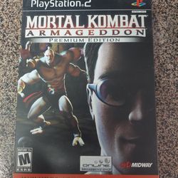 Mortal Kombat Armageddon Premium Edition Johnny Cage Steelcase PS2