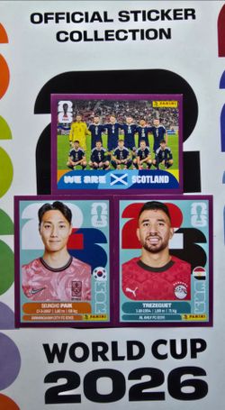 Panini Stickers World Cup 2026 Purple parallel
