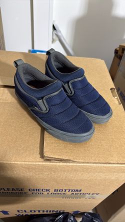 Vans Quilted Slip-On Shoes Blue Men’s 7 / Women’s 8.5 – Excellent Condition