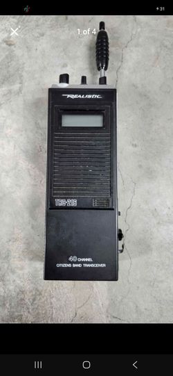 Vintage Realistic TRC-216 40-Channel Handheld CB Radio – RadioShack Untested