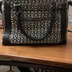 Black And Grey Purse 