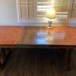 Dining  Table With Two Inserts 