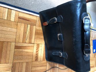 Pralesi genuine leather briefcase